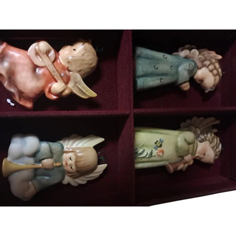The M.I. Hummel Angels Of Christmas Ornament Collection By Danbury 1989 10 piece